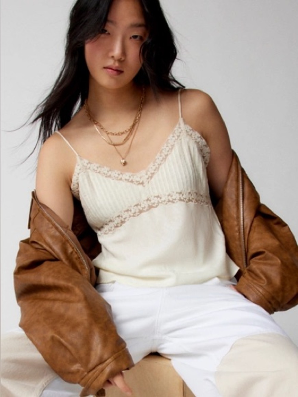 White Lace Urban Cami